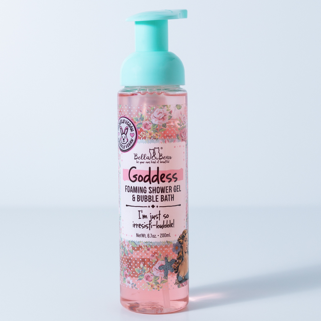 Bella & Bear Goddess Foaming Shower Gel & Bubble Bath