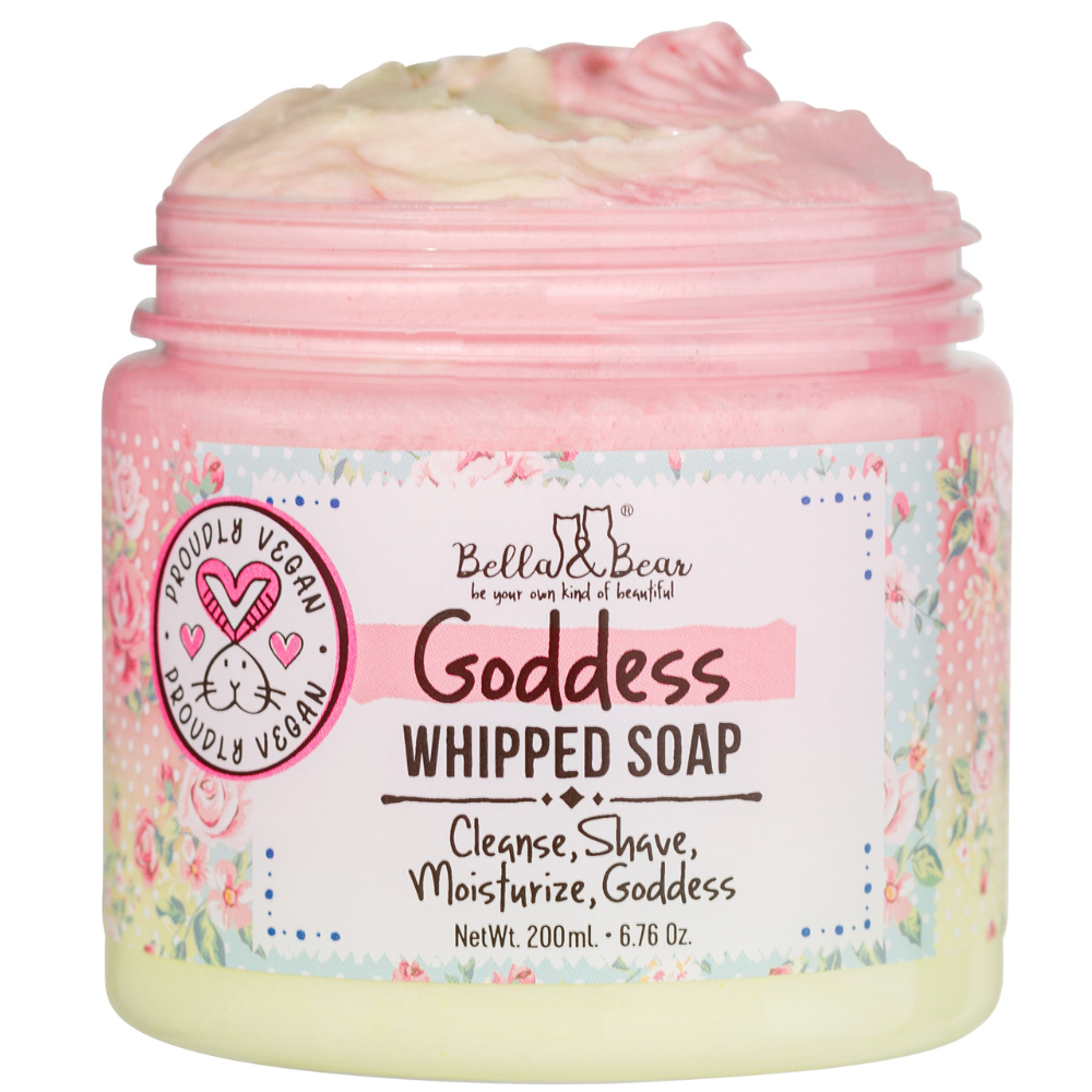 Bella & Bear Cruelty Free Goddess Whipped Soap & Shave Cream 6.7oz